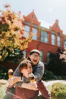 Beth & Tyler's Engagement Portraits Lawrence KS 2026
