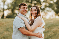 Livia & Zack's Engagement Portraits Lawrence KS 2025